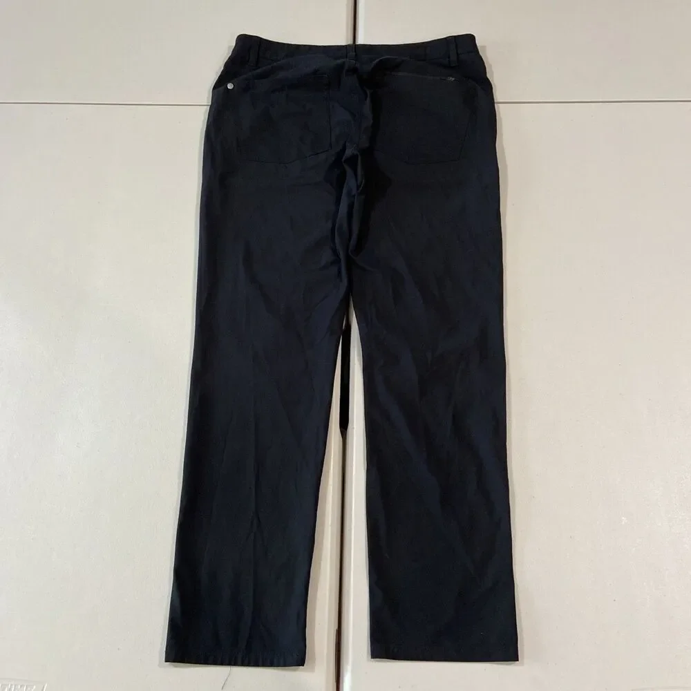 Vuori Meta Pant Mens 33 x 27 Black  5-Pocket Chino V430, Athletic Slim Fit